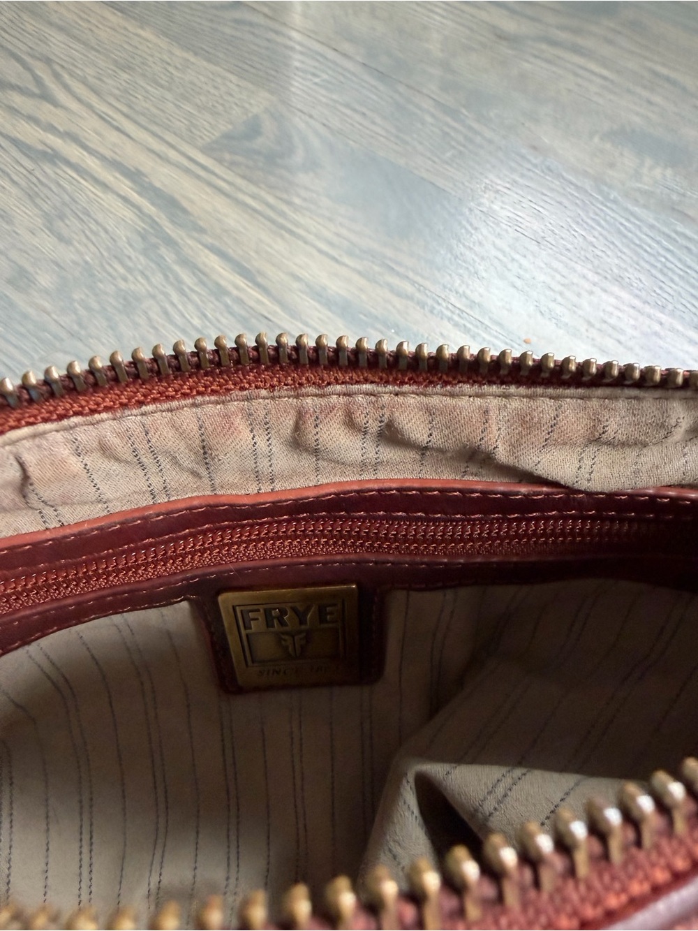 Frye Rivet Leather Shoulder Bag - Picture 11 of 11